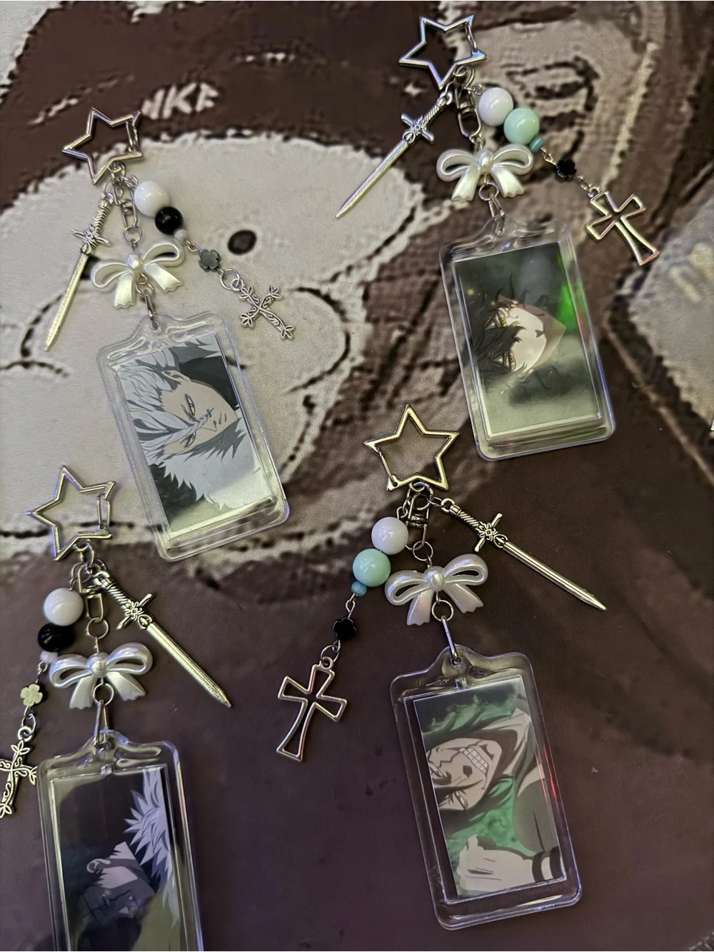 Black Clover Keychains